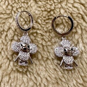 VIVIENNE INSPIRED STERLING SILVER 925 EARRINGS